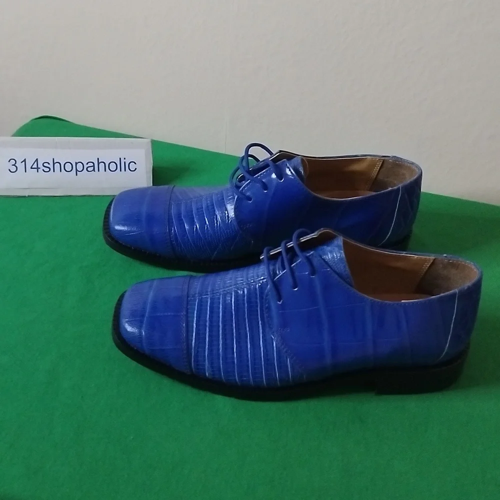 Boys Blue Dress Shoes